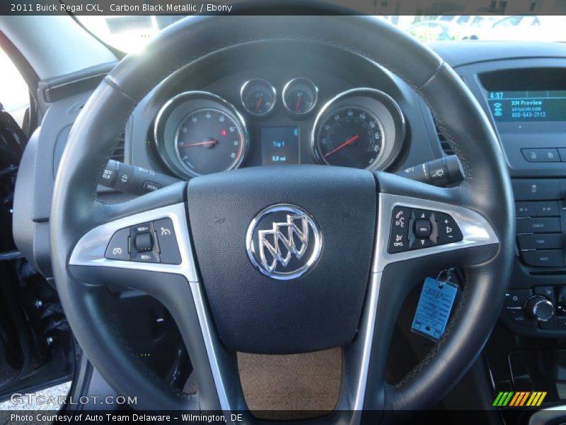 Carbon Black Metallic / Ebony 2011 Buick Regal CXL