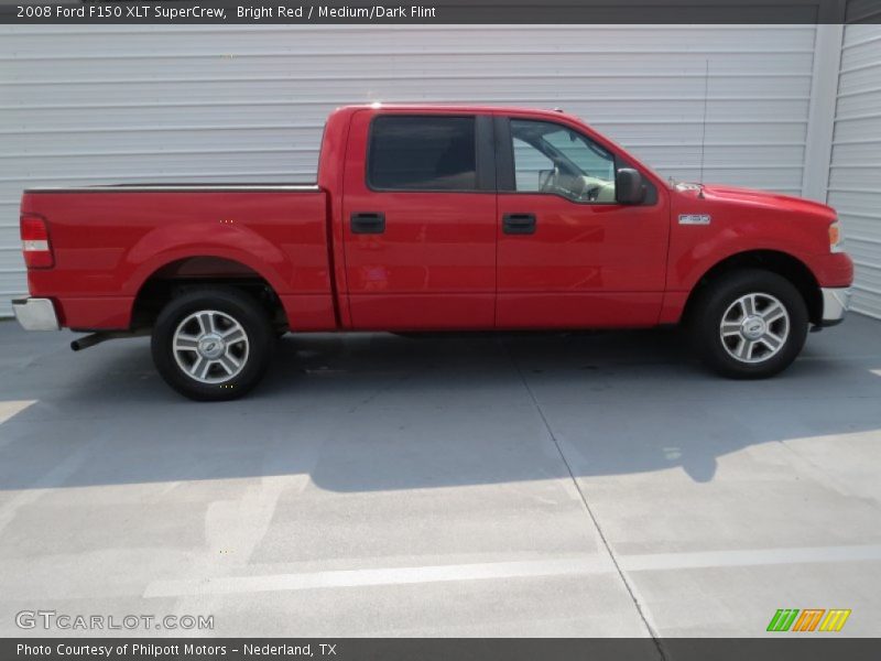Bright Red / Medium/Dark Flint 2008 Ford F150 XLT SuperCrew