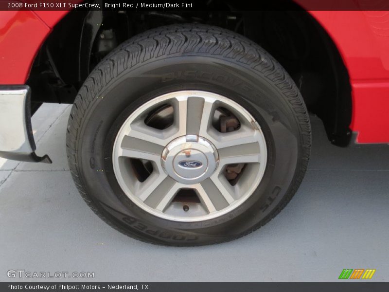 Bright Red / Medium/Dark Flint 2008 Ford F150 XLT SuperCrew
