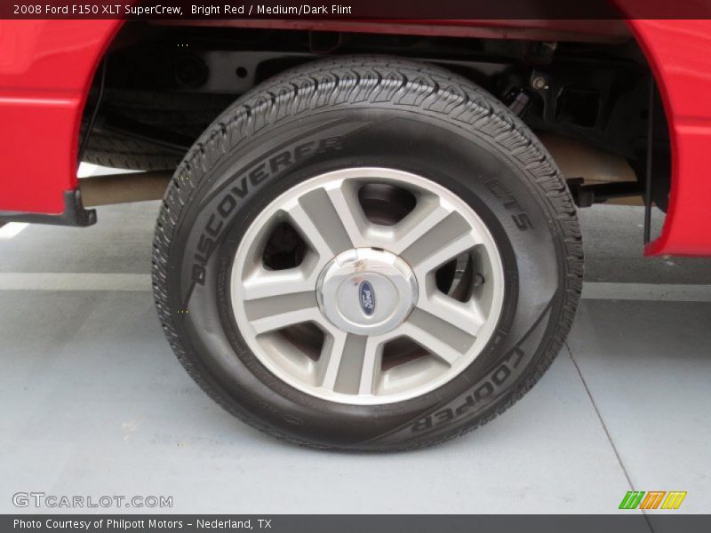Bright Red / Medium/Dark Flint 2008 Ford F150 XLT SuperCrew