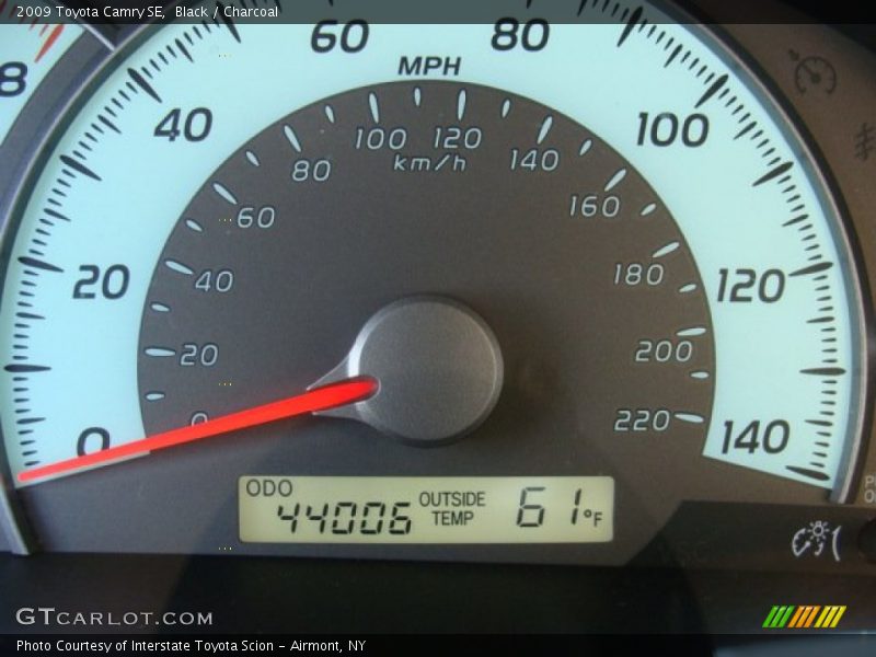 Black / Charcoal 2009 Toyota Camry SE