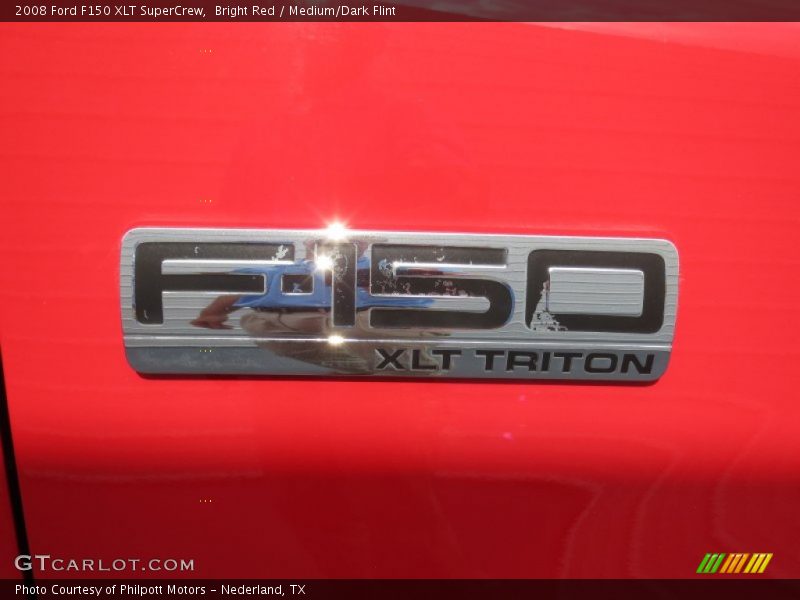 Bright Red / Medium/Dark Flint 2008 Ford F150 XLT SuperCrew