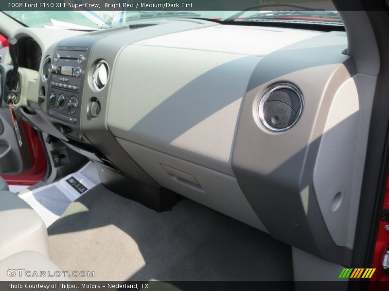Bright Red / Medium/Dark Flint 2008 Ford F150 XLT SuperCrew