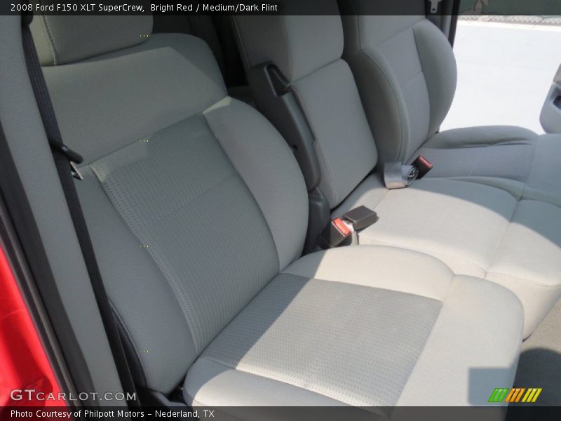 Bright Red / Medium/Dark Flint 2008 Ford F150 XLT SuperCrew