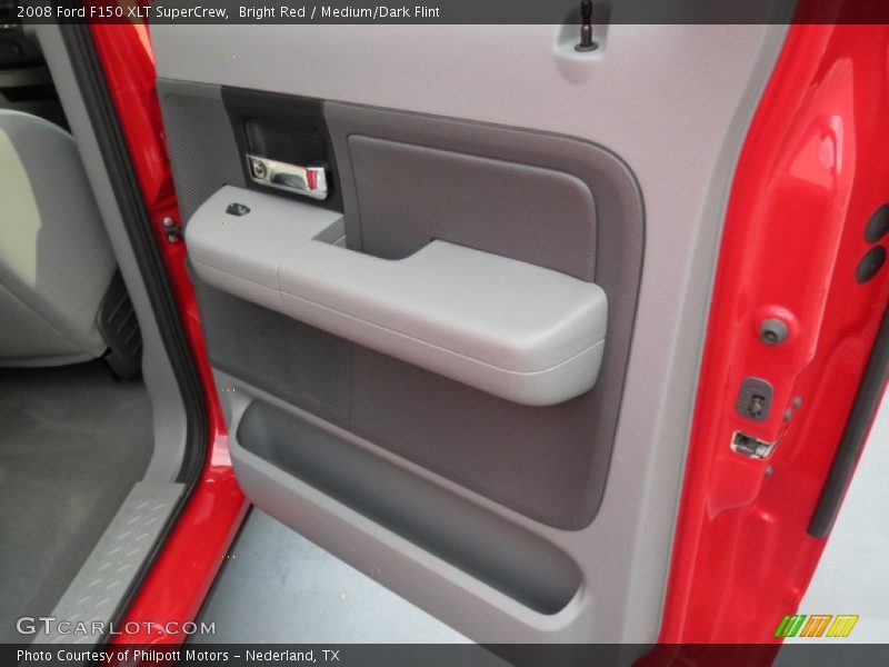 Bright Red / Medium/Dark Flint 2008 Ford F150 XLT SuperCrew