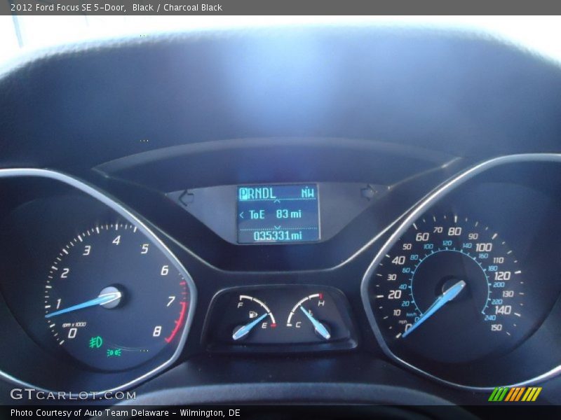 Black / Charcoal Black 2012 Ford Focus SE 5-Door