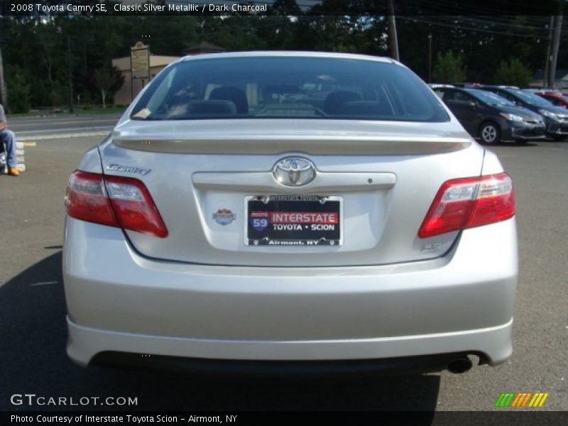 Classic Silver Metallic / Dark Charcoal 2008 Toyota Camry SE