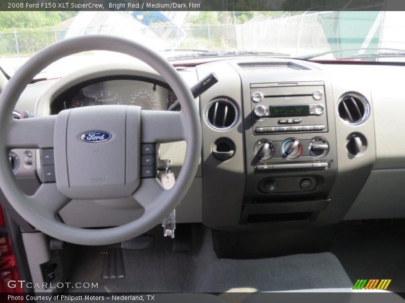 Bright Red / Medium/Dark Flint 2008 Ford F150 XLT SuperCrew