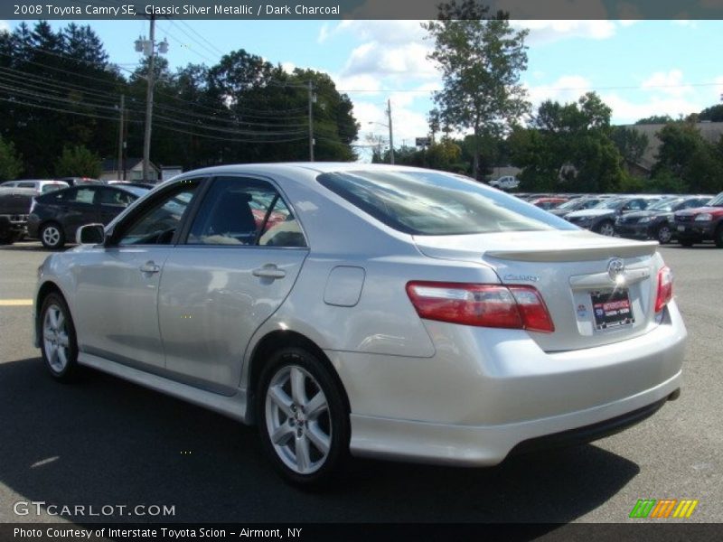 Classic Silver Metallic / Dark Charcoal 2008 Toyota Camry SE