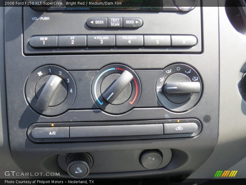 Bright Red / Medium/Dark Flint 2008 Ford F150 XLT SuperCrew