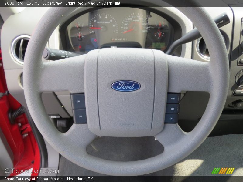 Bright Red / Medium/Dark Flint 2008 Ford F150 XLT SuperCrew