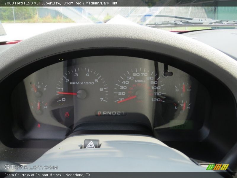 Bright Red / Medium/Dark Flint 2008 Ford F150 XLT SuperCrew