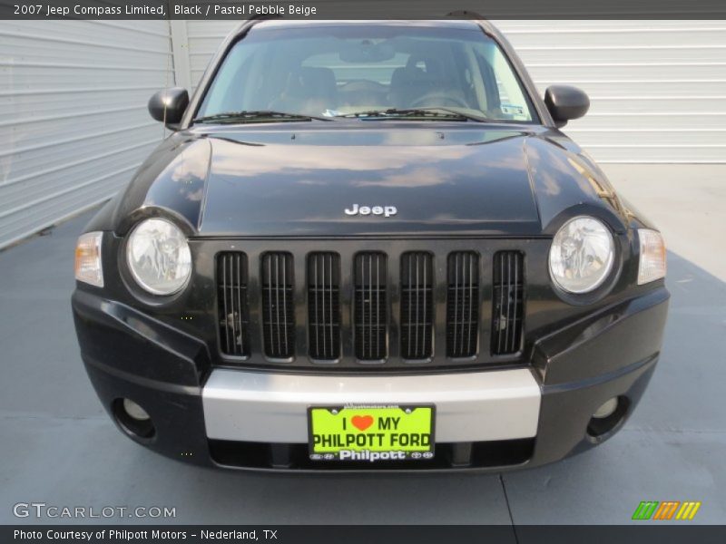 Black / Pastel Pebble Beige 2007 Jeep Compass Limited