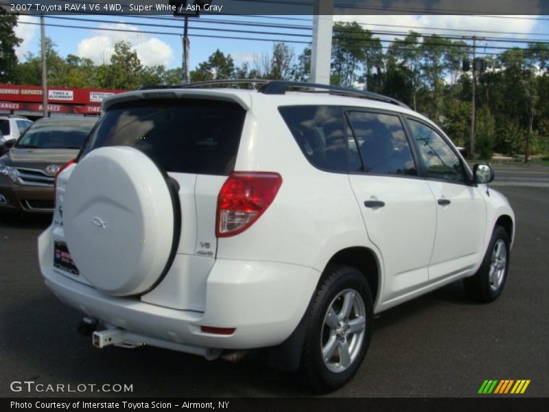 Super White / Ash Gray 2007 Toyota RAV4 V6 4WD