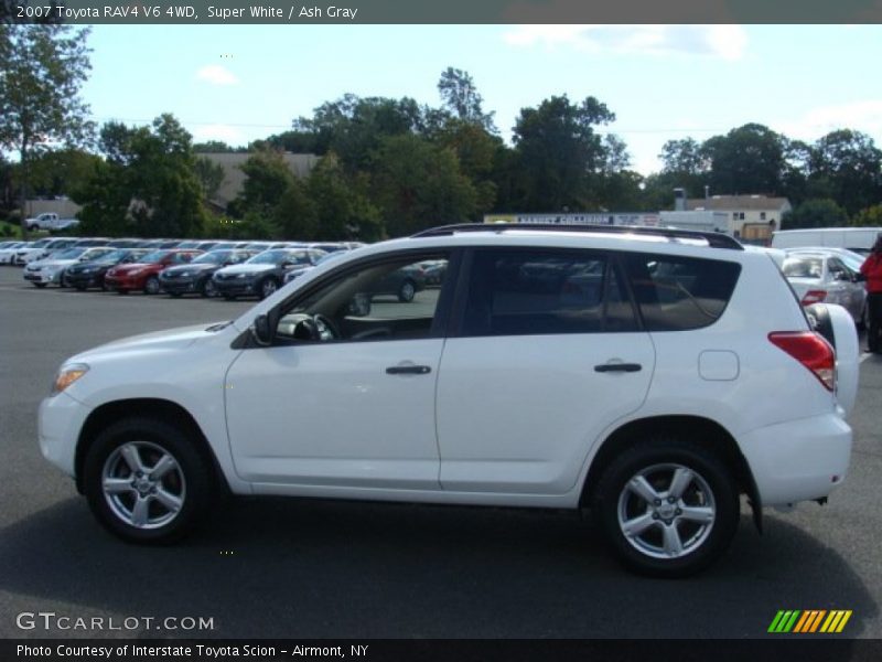 Super White / Ash Gray 2007 Toyota RAV4 V6 4WD