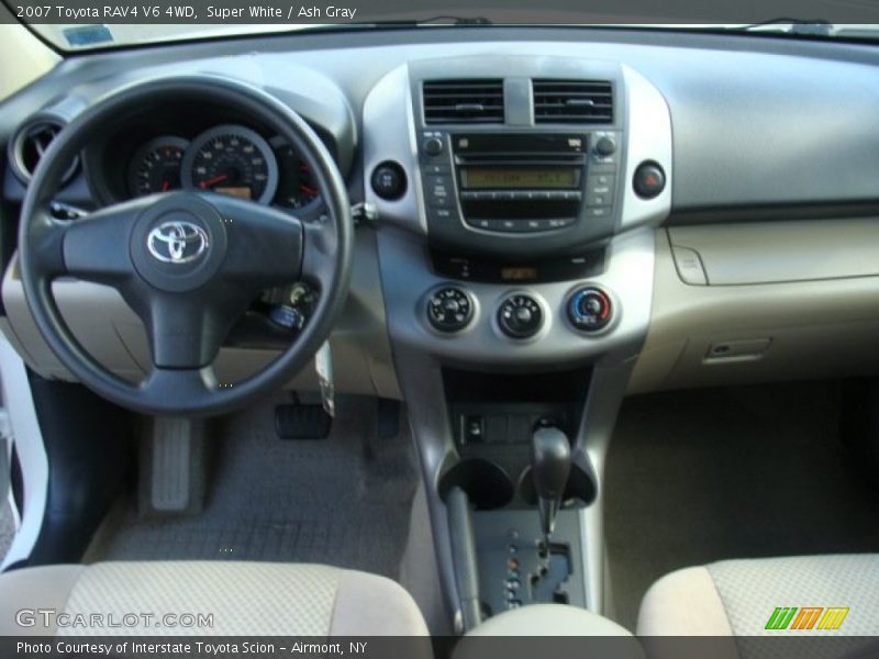 Super White / Ash Gray 2007 Toyota RAV4 V6 4WD