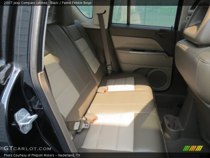 Black / Pastel Pebble Beige 2007 Jeep Compass Limited