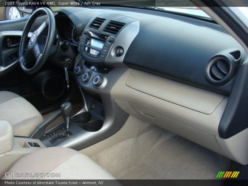 Super White / Ash Gray 2007 Toyota RAV4 V6 4WD