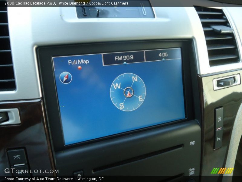White Diamond / Cocoa/Light Cashmere 2008 Cadillac Escalade AWD