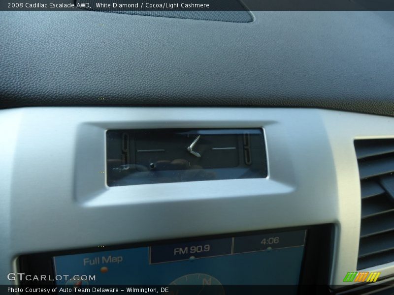 White Diamond / Cocoa/Light Cashmere 2008 Cadillac Escalade AWD
