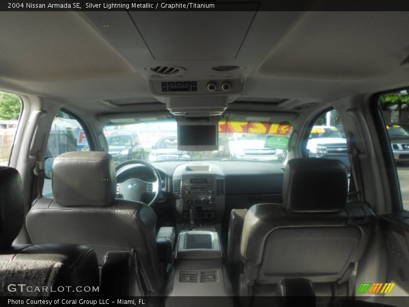 Silver Lightning Metallic / Graphite/Titanium 2004 Nissan Armada SE
