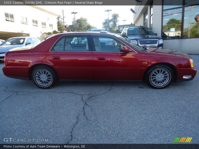 Crimson Red Pearl / Neutral Shale Beige 2003 Cadillac DeVille DHS