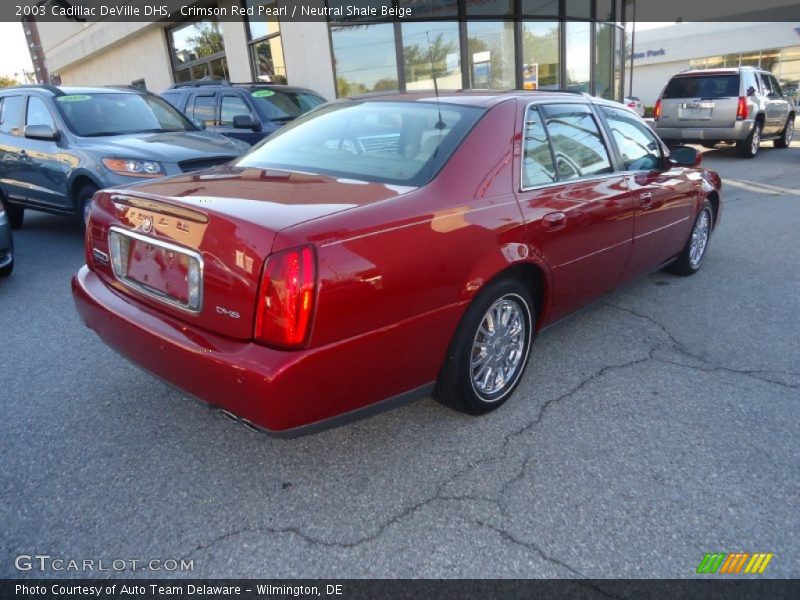 Crimson Red Pearl / Neutral Shale Beige 2003 Cadillac DeVille DHS