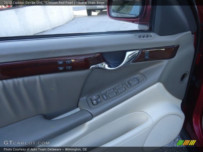 Crimson Red Pearl / Neutral Shale Beige 2003 Cadillac DeVille DHS
