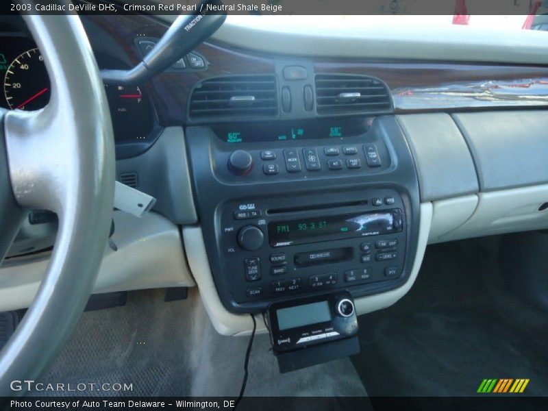 Crimson Red Pearl / Neutral Shale Beige 2003 Cadillac DeVille DHS