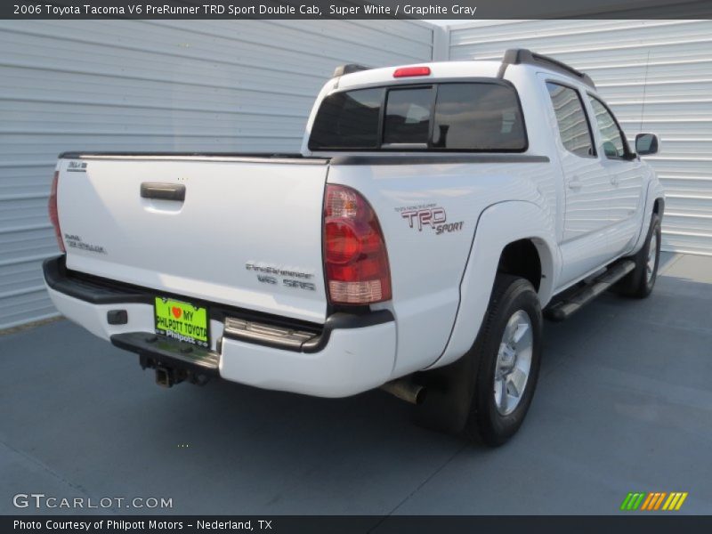 Super White / Graphite Gray 2006 Toyota Tacoma V6 PreRunner TRD Sport Double Cab