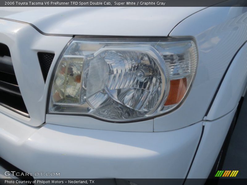 Super White / Graphite Gray 2006 Toyota Tacoma V6 PreRunner TRD Sport Double Cab