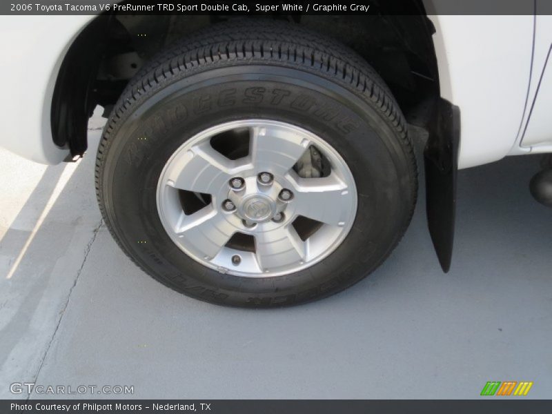 Super White / Graphite Gray 2006 Toyota Tacoma V6 PreRunner TRD Sport Double Cab
