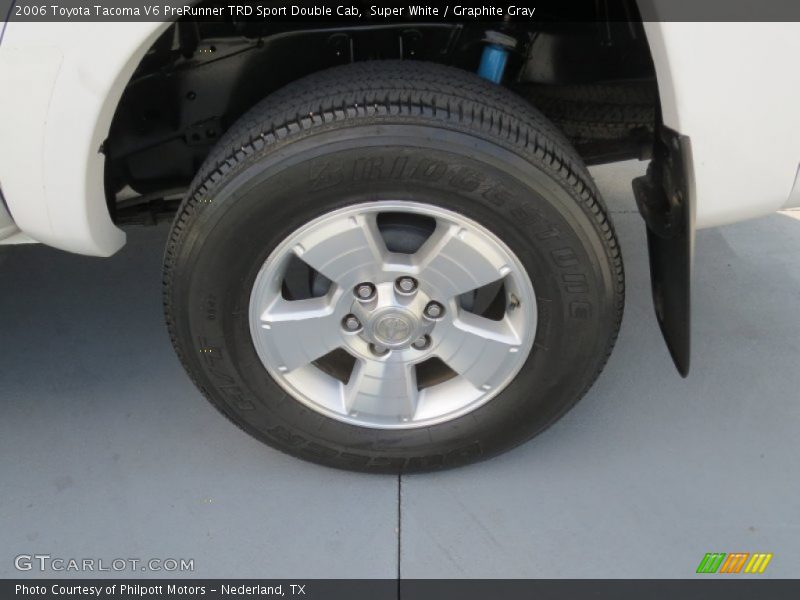 Super White / Graphite Gray 2006 Toyota Tacoma V6 PreRunner TRD Sport Double Cab