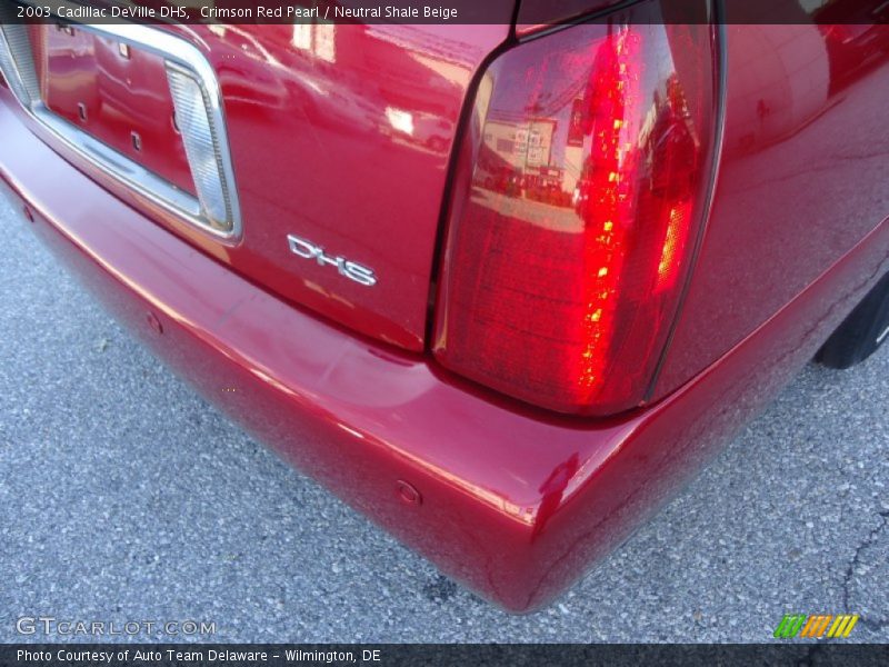 Crimson Red Pearl / Neutral Shale Beige 2003 Cadillac DeVille DHS