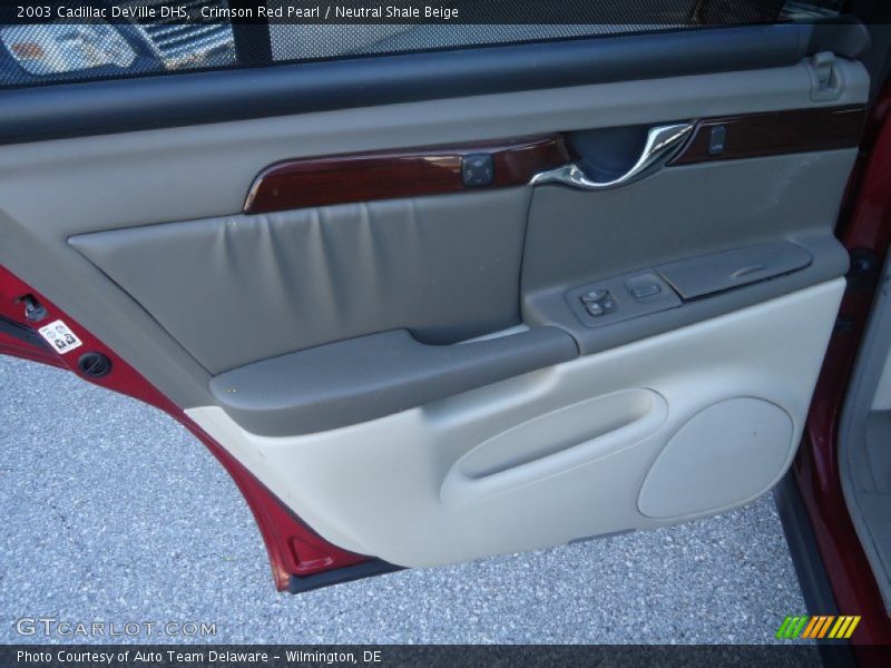 Crimson Red Pearl / Neutral Shale Beige 2003 Cadillac DeVille DHS