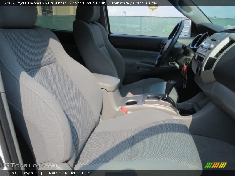 Super White / Graphite Gray 2006 Toyota Tacoma V6 PreRunner TRD Sport Double Cab