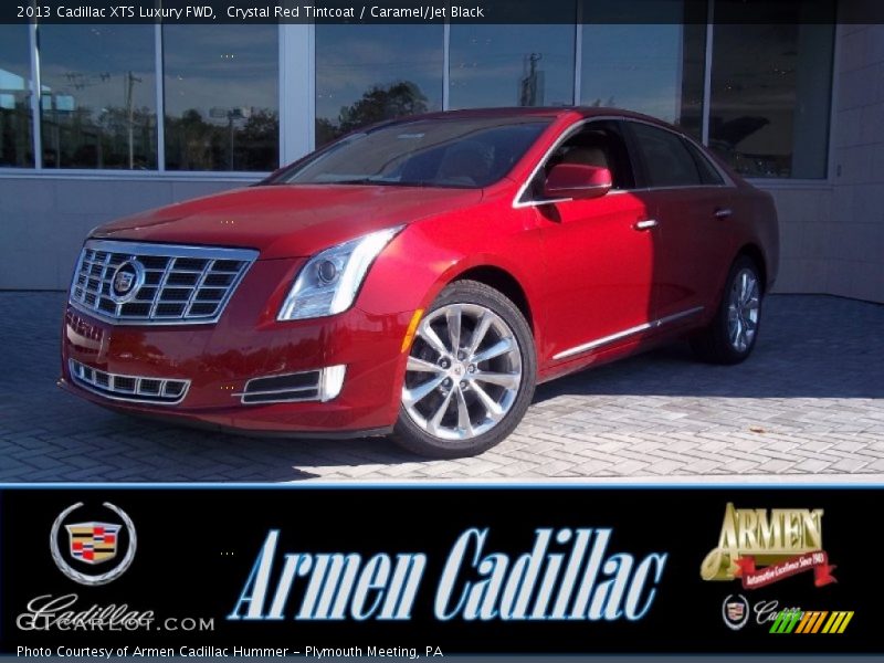 Crystal Red Tintcoat / Caramel/Jet Black 2013 Cadillac XTS Luxury FWD