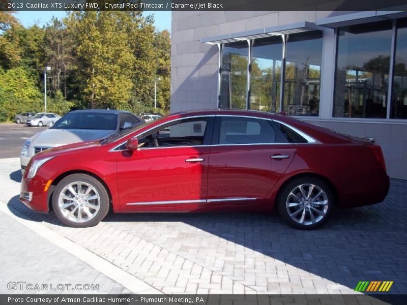 Crystal Red Tintcoat / Caramel/Jet Black 2013 Cadillac XTS Luxury FWD
