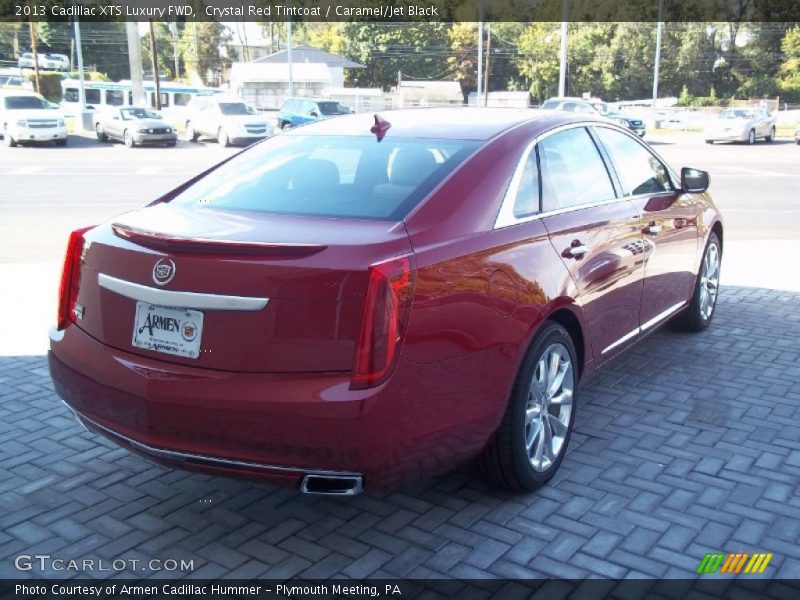 Crystal Red Tintcoat / Caramel/Jet Black 2013 Cadillac XTS Luxury FWD