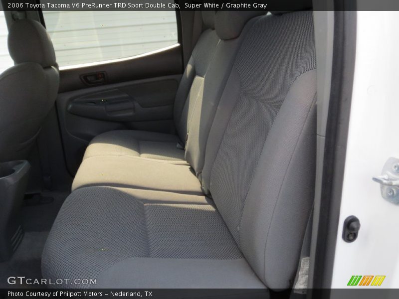 Super White / Graphite Gray 2006 Toyota Tacoma V6 PreRunner TRD Sport Double Cab