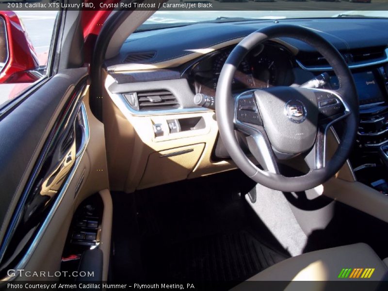 Crystal Red Tintcoat / Caramel/Jet Black 2013 Cadillac XTS Luxury FWD