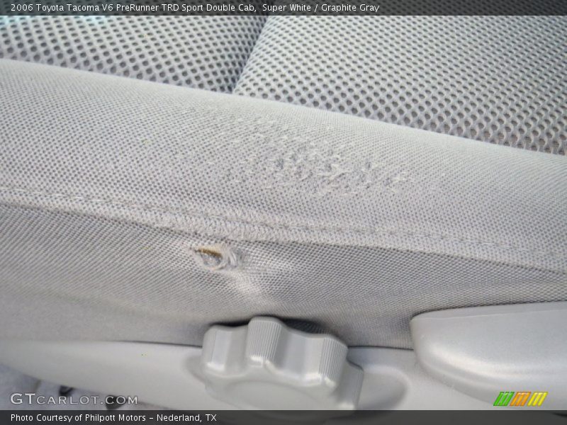 Super White / Graphite Gray 2006 Toyota Tacoma V6 PreRunner TRD Sport Double Cab