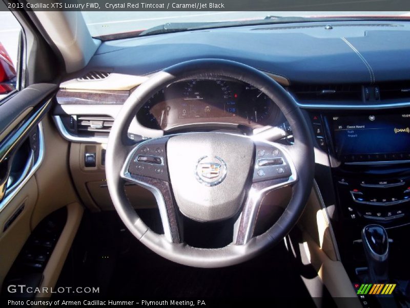Crystal Red Tintcoat / Caramel/Jet Black 2013 Cadillac XTS Luxury FWD