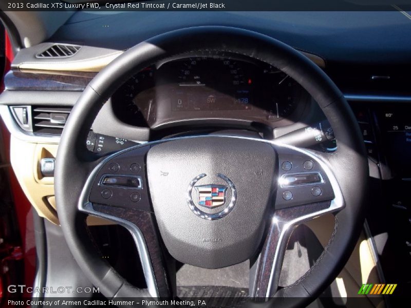 Crystal Red Tintcoat / Caramel/Jet Black 2013 Cadillac XTS Luxury FWD