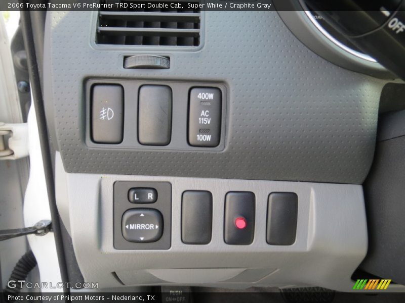 Super White / Graphite Gray 2006 Toyota Tacoma V6 PreRunner TRD Sport Double Cab