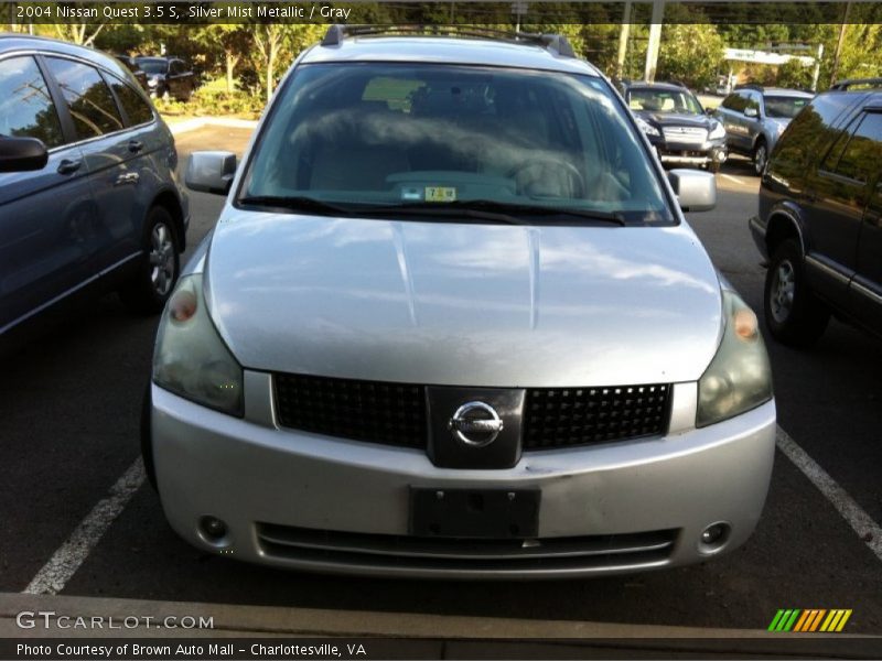 Silver Mist Metallic / Gray 2004 Nissan Quest 3.5 S