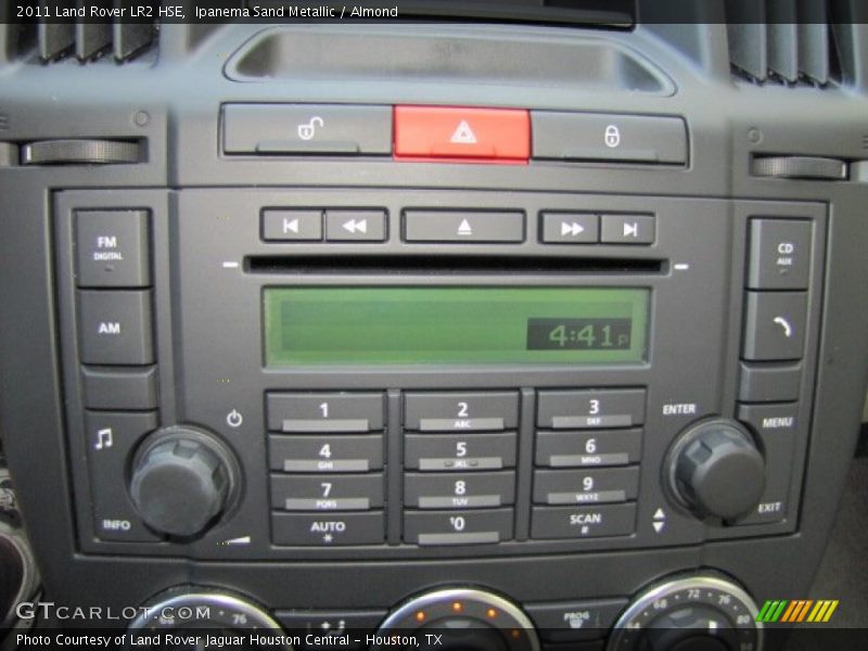 Controls of 2011 LR2 HSE