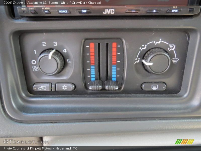 Summit White / Gray/Dark Charcoal 2006 Chevrolet Avalanche LS