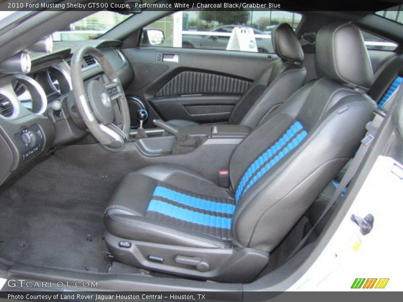 Front Seat of 2010 Mustang Shelby GT500 Coupe