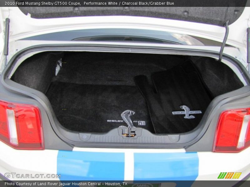  2010 Mustang Shelby GT500 Coupe Trunk